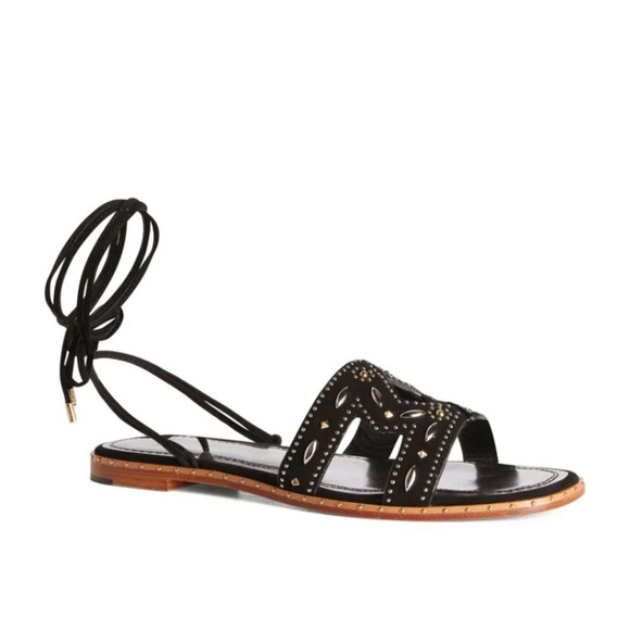 Maje Anthropologie suede sandals size 6 - Picture 6 of 10